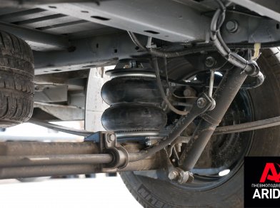 Рис. 5 Наши проекты: Пневмоподвеска на заднюю ось Renault Master FWD X62