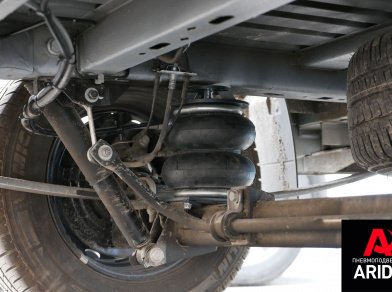 Рис. 4 Наши проекты: Пневмоподвеска на заднюю ось Renault Master FWD X62