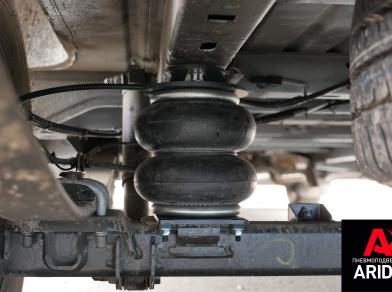 Рис. 7 Наши проекты: Пневмоподвеска на заднюю ось Renault Master FWD X62