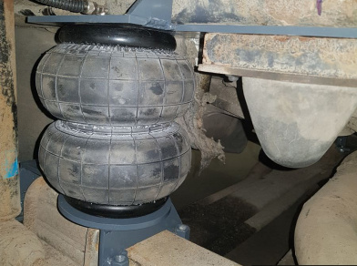 Рис. 5 Наши проекты: Пневмоподвеска на Renault Midlum - Этапы установки