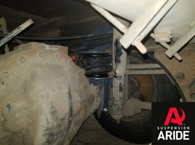 Рис. 9 Наши проекты: Пневмоподвеска на Renault Midlum - Этапы установки