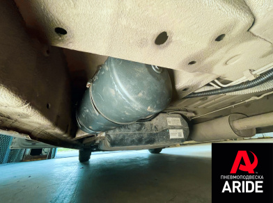 Рис. 7 Наши проекты: Установка пневмоподвески на Volkswagen Crafter