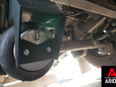 Рис. 7 Наши проекты: Механизм подъема оси SAF на полуприцеп Schmitz