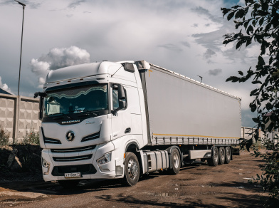 Рис. 1 Наши проекты: Пневматические подушки на Shacman 