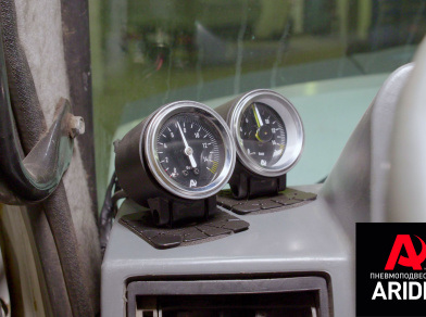 Рис. 7 Наши проекты: Установка пневмоподвески на автомобиль TATA 613