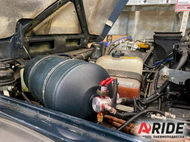 Рис. 6 Наши проекты: Пневматическая подвеска на Лада Нива 