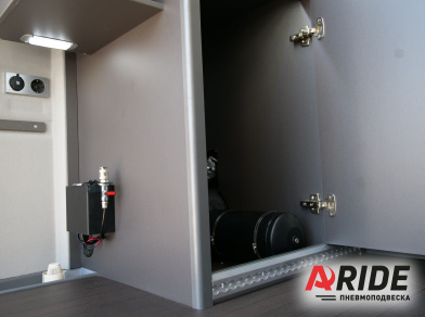 Рис. 7 Наши проекты: Пневматические подушки на Volkswagen Crafter 