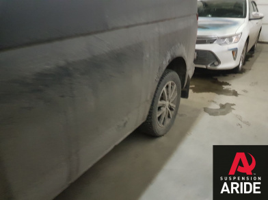 Рис. 9 Наши проекты: Пневмоподвеска на Volkswagen Multivan - Этапы установки