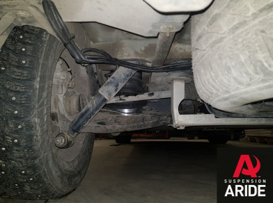 Рис. 4 Наши проекты: Пневмоподвеска на Volkswagen Multivan - Этапы установки