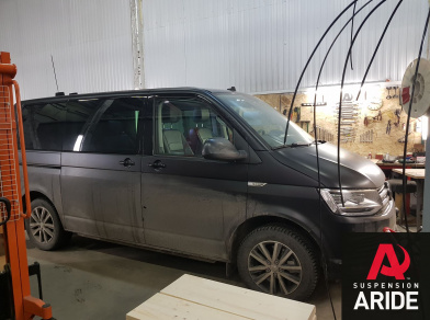 Рис. 10 Наши проекты: Пневмоподвеска на Volkswagen Multivan - Этапы установки