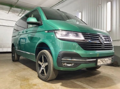 Рис. 2 Наши проекты: Пневмоподвеска VW Multivan