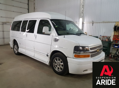 Рис. 1 Наши проекты: Пневмоподвеска на Chevrolet Express 1500 с ГБО - Этапы установки