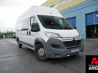 Рис. 1 Наши проекты: Пневмоподвеска на заднюю ось Citroen Jamper