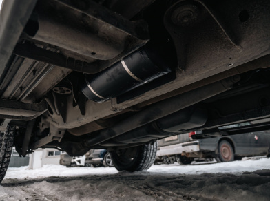 Рис. 8 Пневмоподвеска на пикап Dodge RAM 5th gen