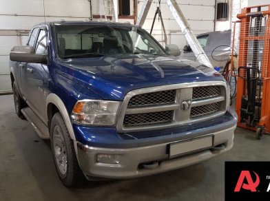 Рис. 1 Наши проекты: Пневмоподвеска на Dodge Ram 1500 - комфортные пневмоподушки