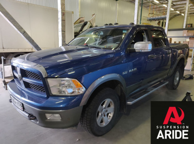 Рис. 1 Наши проекты: Пневмоподвеска на Dodge Ram 1500 для усиления - Этапы установки