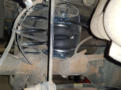 Рис. 5 Наши проекты: Пневмоподвеска на Dodge Ram 1500 с гарантией - Этапы установки