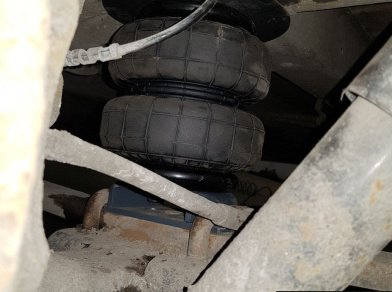 Рис. 5 Наши проекты: Пневмоподвеска на Fiat Ducato с заменой пневмы - Этапы установки