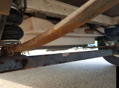 Рис. 6 Наши проекты: Установка пневмоподвески на дом на колесах Fiat Ducato