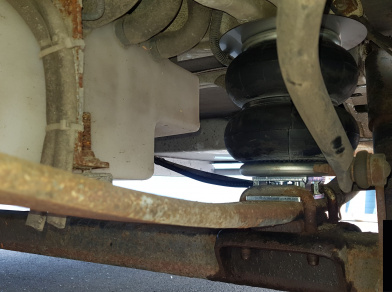 Рис. 5 Наши проекты: Установка пневмоподвески на дом на колесах Fiat Ducato