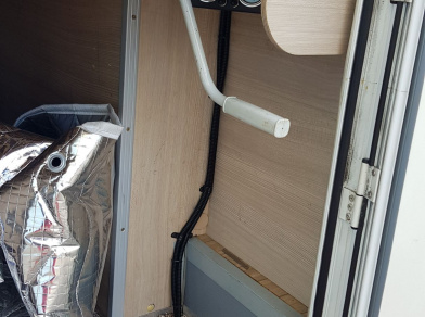 Рис. 9 Наши проекты: Установка пневмоподвески на дом на колесах Fiat Ducato