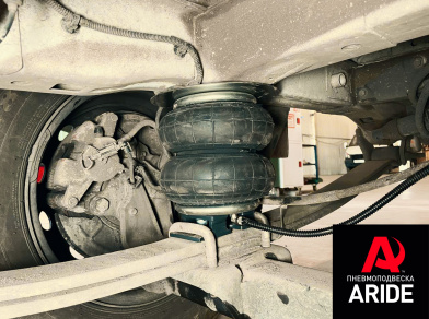 Рис. 2 Наши проекты: Установка пневмоподвески Fiat Ducato