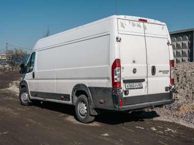 Рис. 2 Наши проекты: Пневмоподушки на Fiat Ducato MAXI