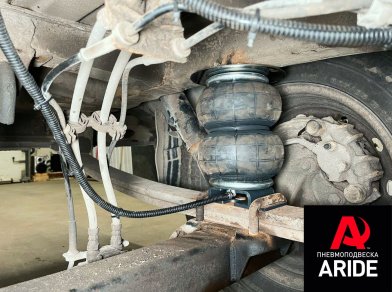 Рис. 2 Наши проекты: Установка вспомогательной пневмоподвески на Fiat Ducato