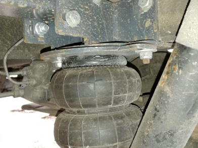 Рис. 7 Наши проекты: Вспомогательная пневмоподвеска на заднюю ось Фиат Дукато (кемпер)