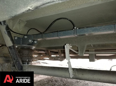 Рис. 6 Наши проекты: Вспомогательная пневмоподвеска на заднюю ось Фиат Дукато (кемпер)