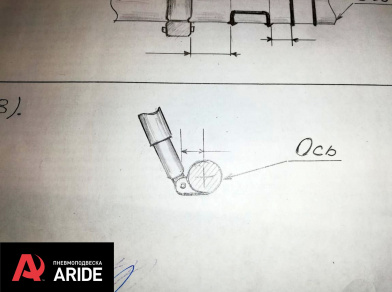 Рис. 2 Наши проекты: Вспомогательная пневмоподвеска на заднюю ось Фиат Дукато (кемпер)