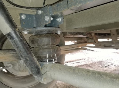 Рис. 8 Наши проекты: Вспомогательная пневмоподвеска на заднюю ось Фиат Дукато (кемпер)