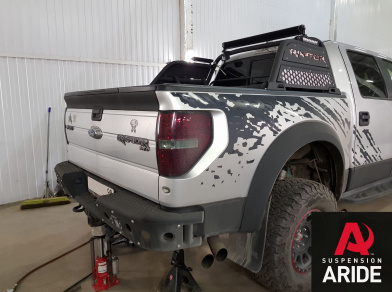 Рис. 2 Наши проекты: Пневмоподвеска на Ford F-150 (Raptor) - Этапы установки