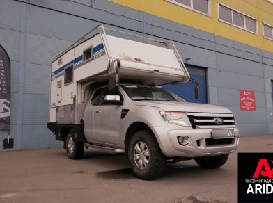 Рис. 1 Наши проекты: Пневмоподвеска задняя ось Форд Рейнжер