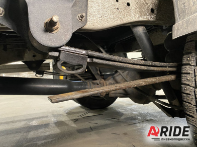 Рис. 7 Наши проекты: Вспомогательная пневмоподвеска на Ford Transit