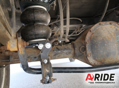 Рис. 5 Наши проекты: Пневмоподвеска на автодом Форд Транзит