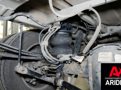 Рис. 9 Наши проекты: Пневмоподвеска Ford Transit RWD ЦМФ