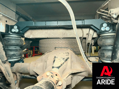 Рис. 6 Наши проекты: Установка вспомогательной пневмоподвески на Ford Transit