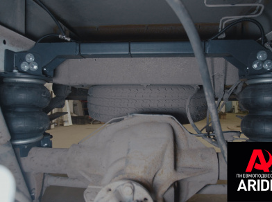 Рис. 7 Наши проекты: Комплект вспомогательной пневмоподвески Ford Transit