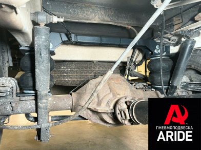 Рис. 5 Наши проекты: Установка вспомогательной пневмоподвески на Ford Transit