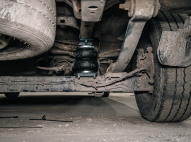 Рис. 3 Наши проекты: Пневмоподвеска на Ford Transit FWD