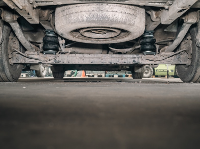 Рис. 4 Наши проекты: Пневмоподвеска на Ford Transit FWD