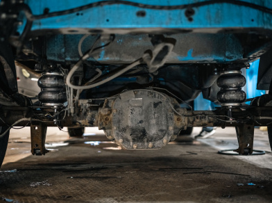 Рис. 2 Наши проекты: Пневмоподушки на Ford Transit