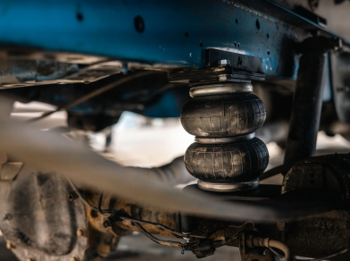 Рис. 5 Наши проекты: Пневмоподушки на Ford Transit