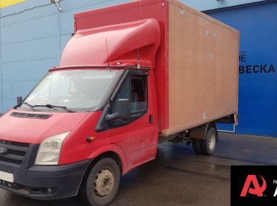 Рис. 1 Наши проекты: Монтаж задних пневмоподушек на Ford Transit 2007 года