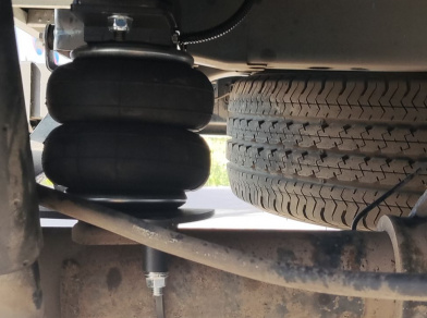 Рис. 5 Наши проекты: Установка вспомогательной пневмоподвески Ford Transit OZON