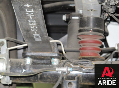 Рис. 9 Наши проекты: Пневмоподвеска на Ford Transit RWD с заменой пневмы - Этапы установки