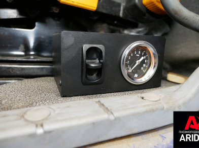 Рис. 5 Наши проекты: Пневмоподвеска на переднюю ось FOTON Auman