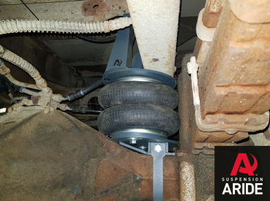 Рис. 7 Наши проекты: Пневмоподвеска на Foton Auman III 135P - Этапы установки