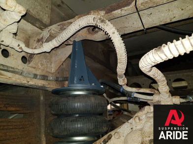 Рис. 2 Наши проекты: Пневмоподвеска на Foton Auman III 135P - Этапы установки